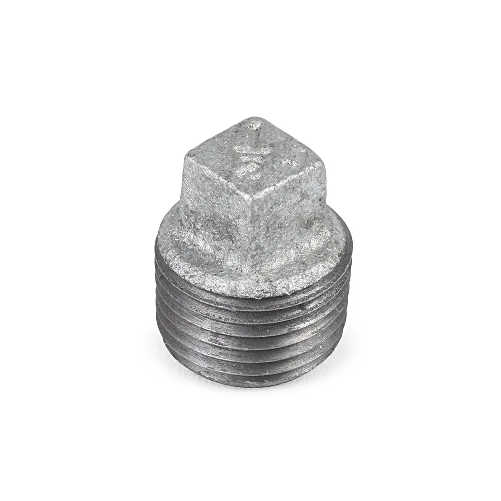 Tapon macho 1 1/2 fierro - Galvanizado