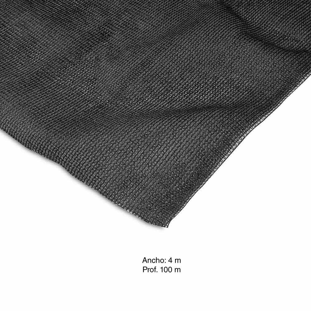 MALLA RASCHEL NEGRO/NEGRO AL 65% 4.20RLLOX100M .