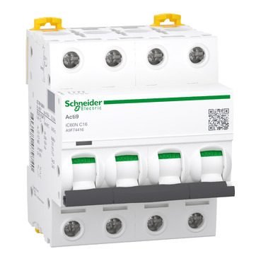 ACTI9 IC60N 4P 16A C A9F74416 INT.AUT. - SCHNEIDER