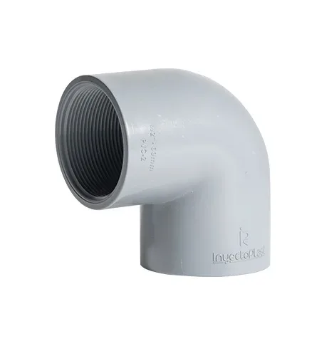 Codo PVC 1 1/2"X90" c/r Inyectoplast