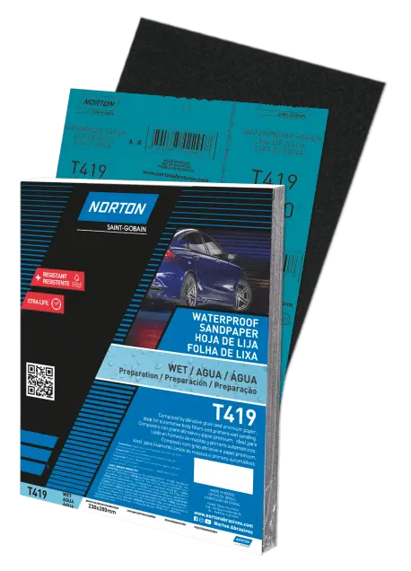 Lija al agua T419 G100 - Norton