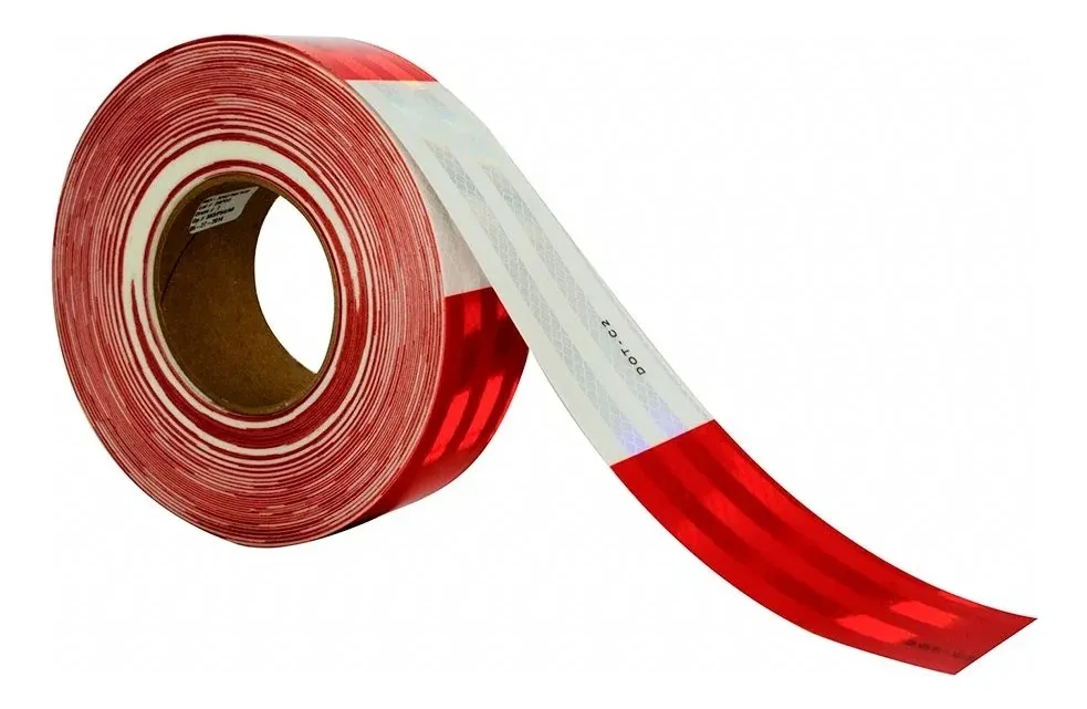 CINTA REFLECTIVA 983-326 ROJO BLANCO 2 X 50YDS - 3M