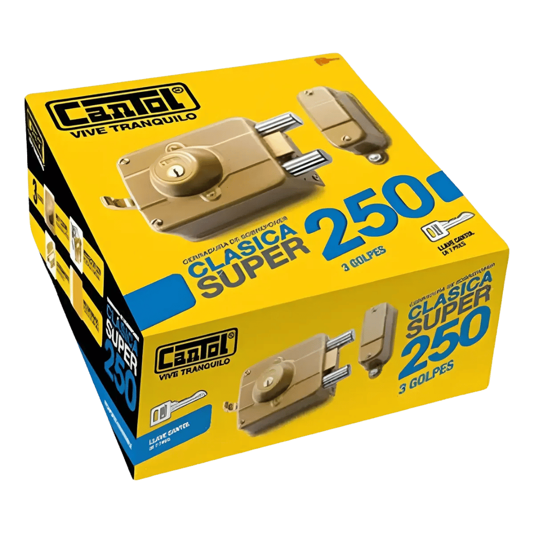 CERRADURA CLASICA 2 PINES 250 - CANTOL