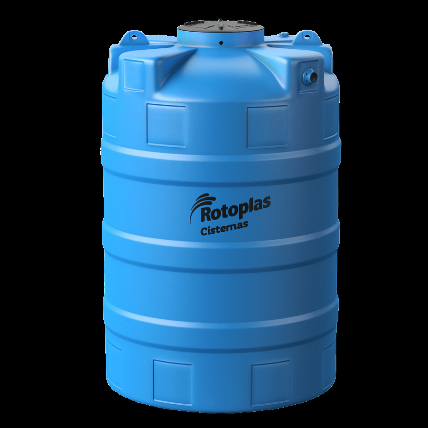 CISTERNA RMA C 2000 LT.CON VALV. Y FLOTADOR 510207 - ROTOPLAS