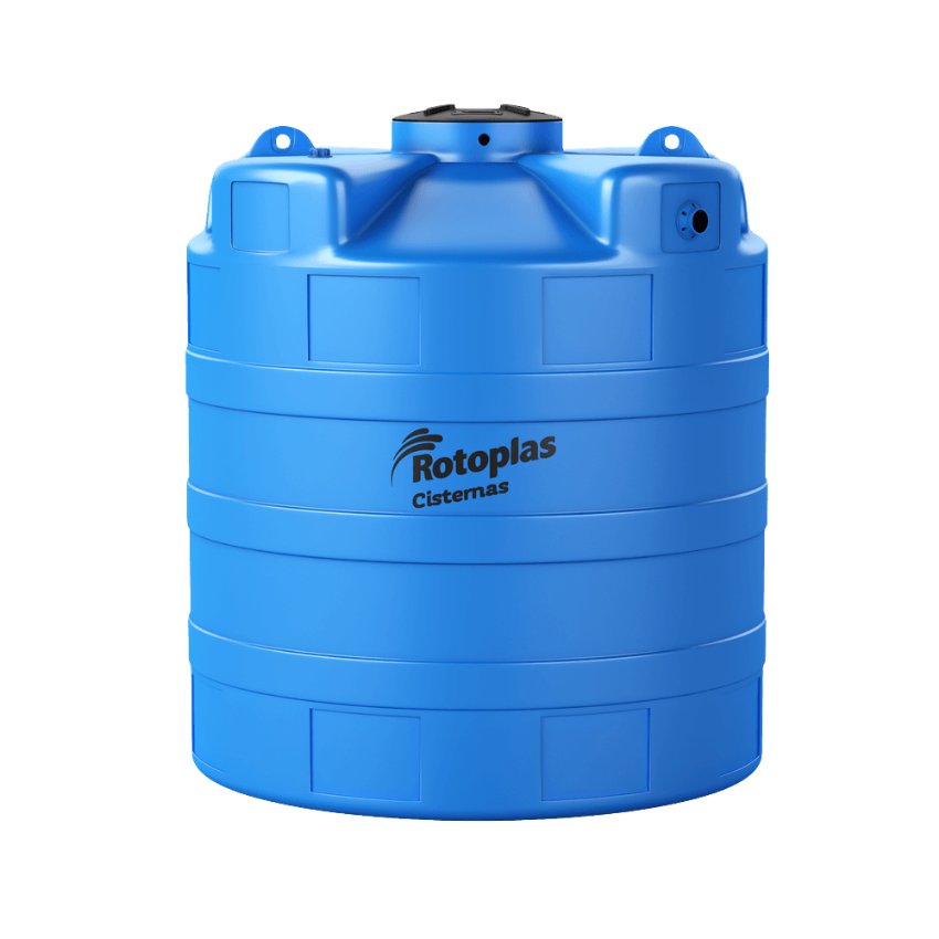 CISTERNA RMA C 2800 LT CON VALV. Y FLOTADOR - ROTOPLAS