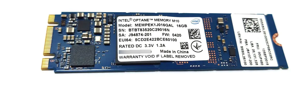 SSD INTEL OPTANE 16GB M10 NVME M.2 2280 - INTEL