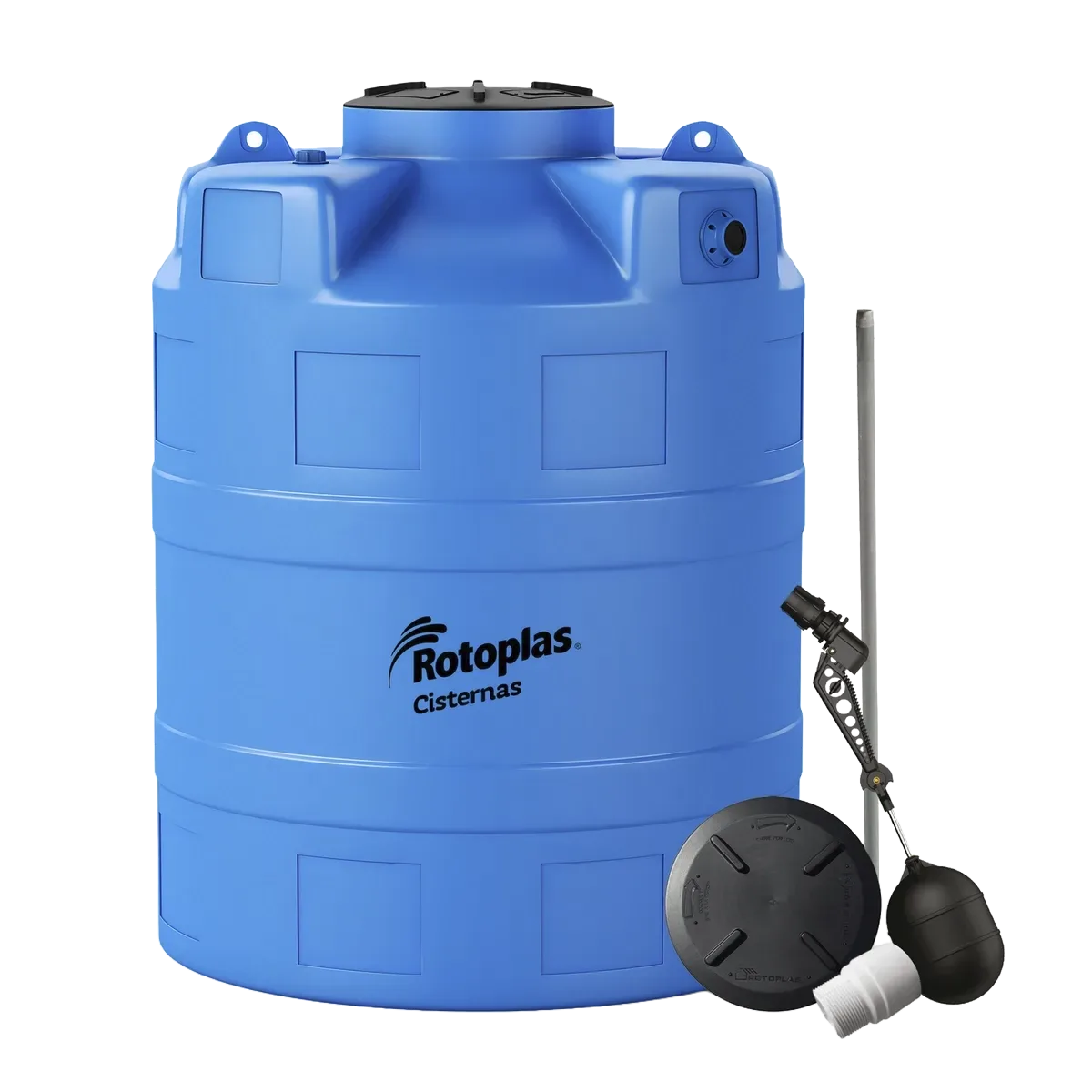 CISTERNA RMA C 1200 LT CON VALV. Y FLOTADOR 701079 - ROTOPLAS