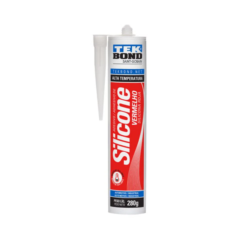 Silicona alta temp.roja 280GR CJA12 69957321911 - Tekbond