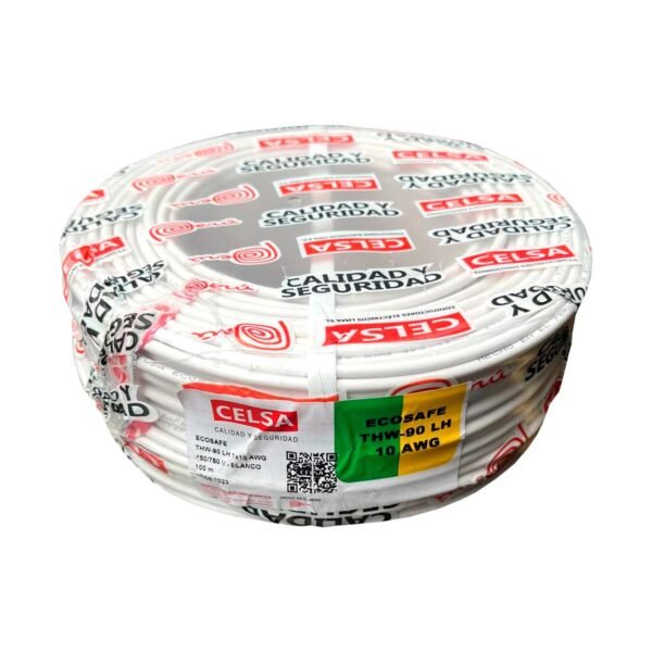 CABLE THW 90 N 10AWG BLANCO ROLLO X10OMT - CELSA
